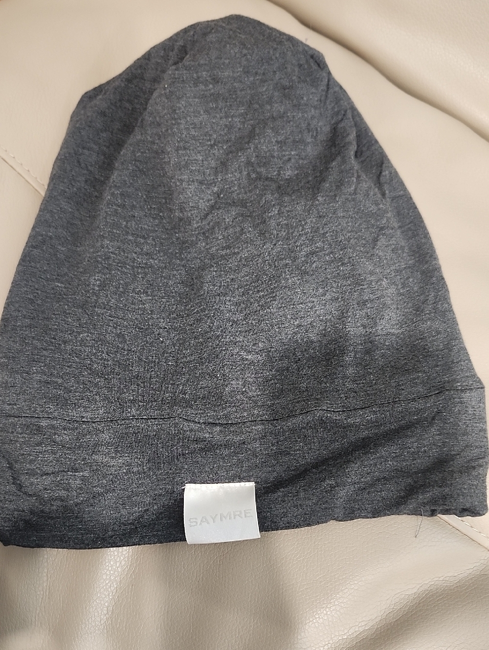 Babymel Gray and White Lined Hat